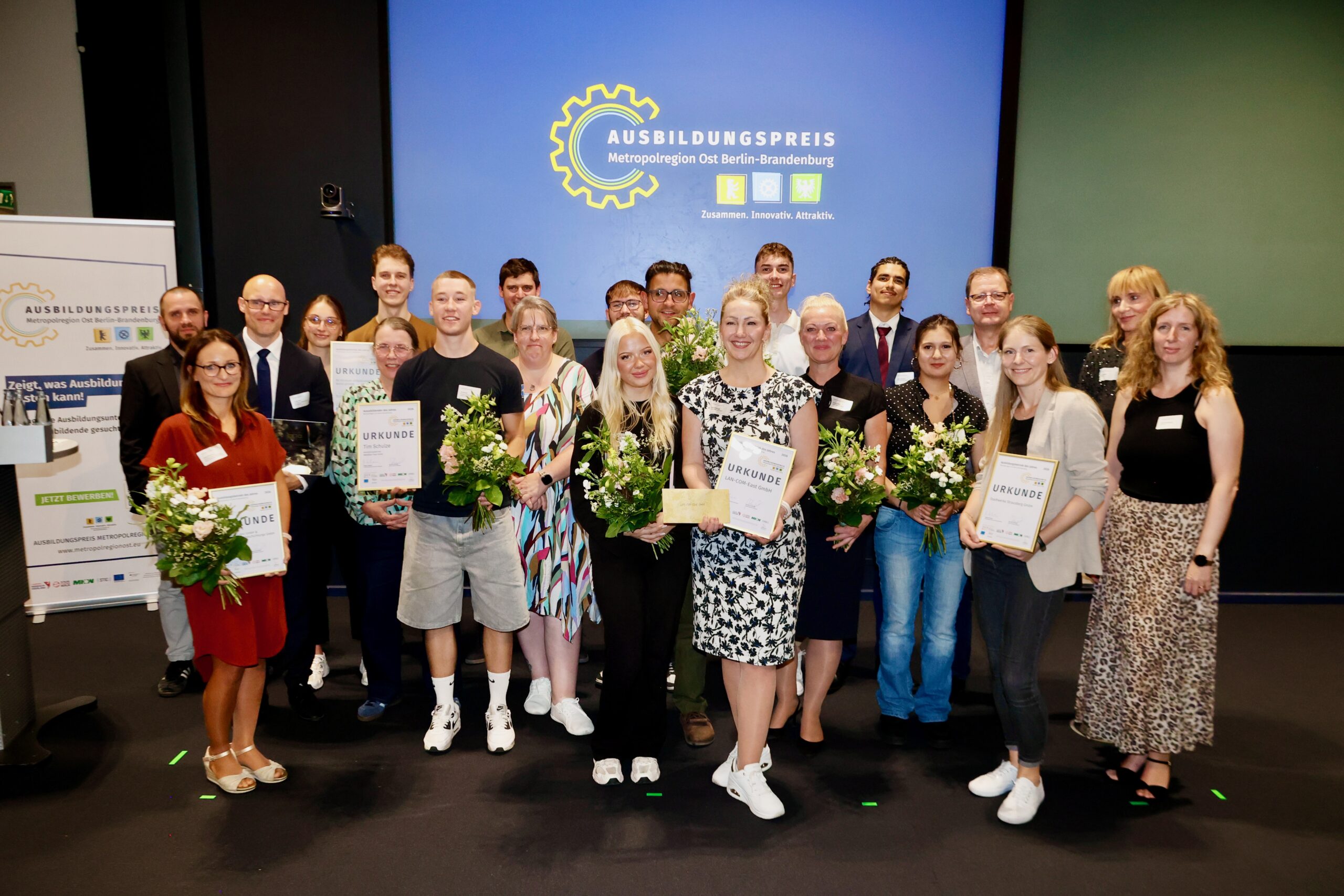 LAN-COM-East aus Hoppegarten beim Ausbildungspreis Metropolregion Ost 2026
