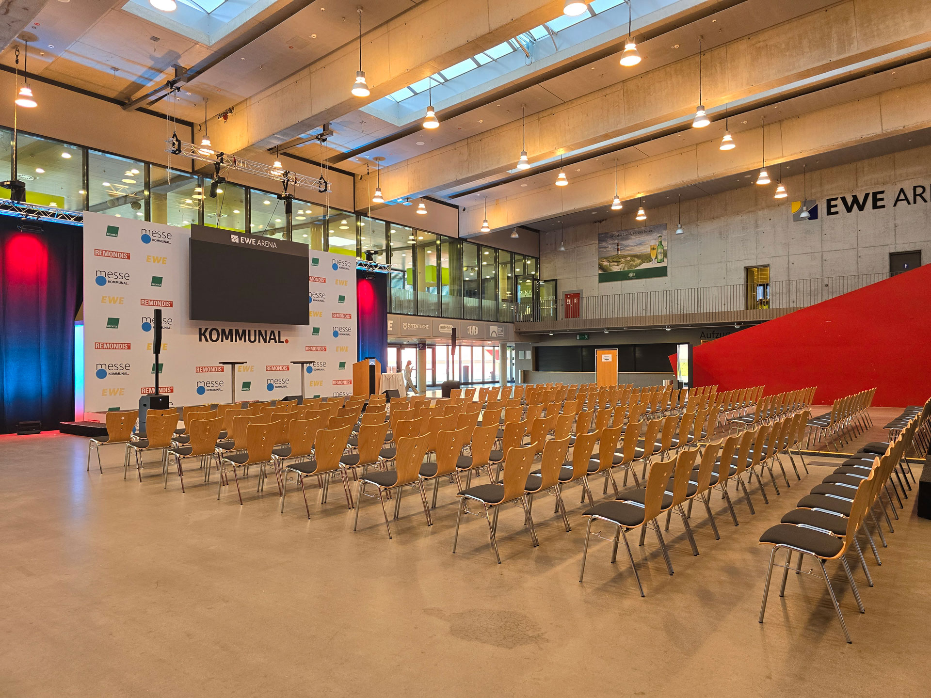 Bühne bei der Kommunal 2025